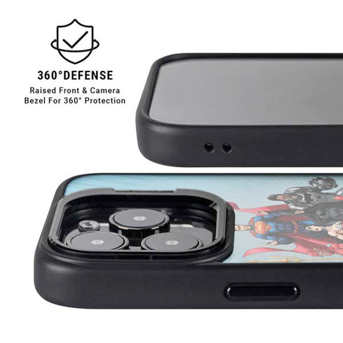 Justice League Heroes Stance 1 iPhone 13 Pro Kickstand Case
