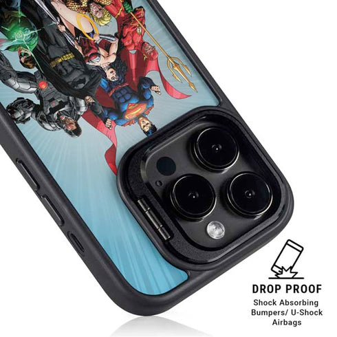 Justice League Heroes Stance 1 iPhone 13 Pro Kickstand Case
