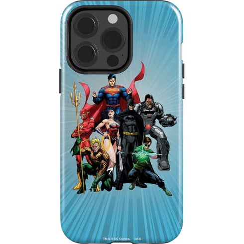 Justice League Heroes Stance 1 iPhone 15 Pro Impact Case