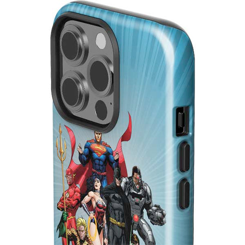 Justice League Heroes Stance 1 iPhone 15 Pro Impact Case