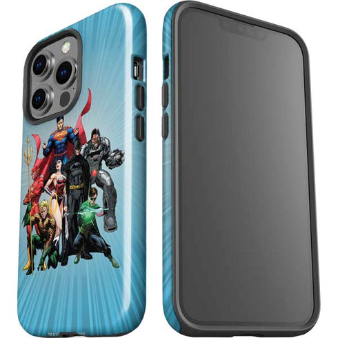 Justice League Heroes Stance 1 iPhone 15 Pro Impact Case