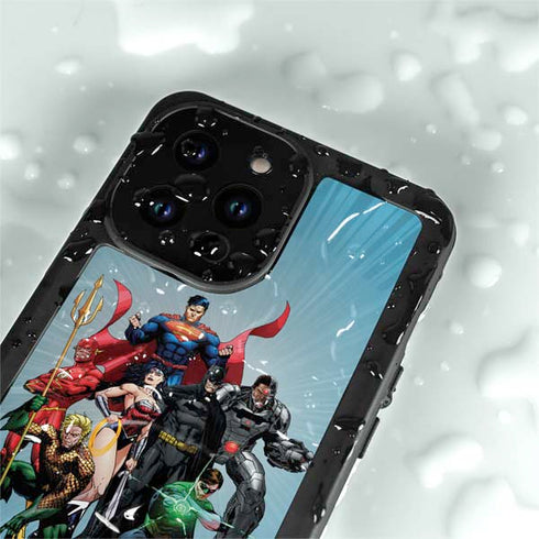 Justice League Heroes Stance 1 iPhone 15 Pro Waterproof Case