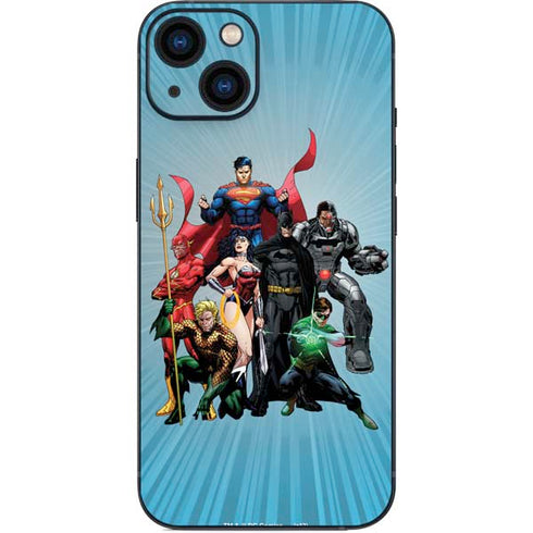 Justice League Heroes Stance 1 iPhone 15 Skin