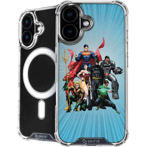 Justice League Heroes Stance 1 iPhone 16 MagSafe Case
