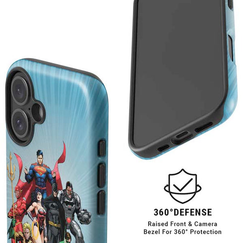 Justice League Heroes Stance 1 iPhone 16 Magsafe Impact Case