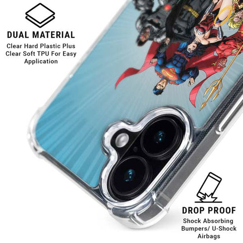 Justice League Heroes Stance 1 iPhone 16 Plus MagSafe Case