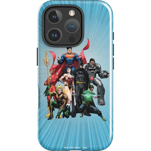Justice League Heroes Stance 1 iPhone 16 Pro Impact Case