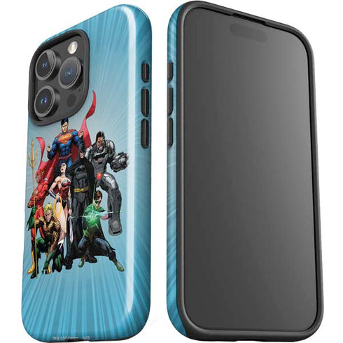 Justice League Heroes Stance 1 iPhone 16 Pro Impact Case