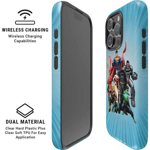 Justice League Heroes Stance 1 iPhone 16 Pro Magsafe Impact Case