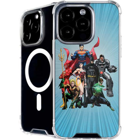 Justice League Heroes Stance 1 iPhone 16 Pro Max MagSafe Case