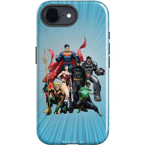 Justice League Heroes Stance 1 iPhone 16e Impact Case