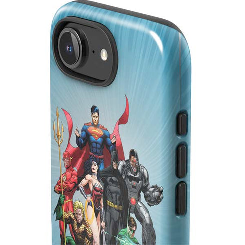Justice League Heroes Stance 1 iPhone 16e Impact Case