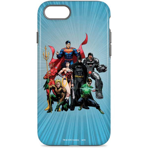 Justice League Heroes Stance 1 iPhone Cases