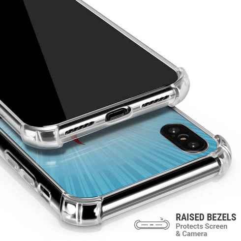 Justice League Heroes Stance 1 iPhone X/XS Clear Case