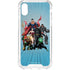 Justice League Heroes Stance 1 iPhone XS Clear Case