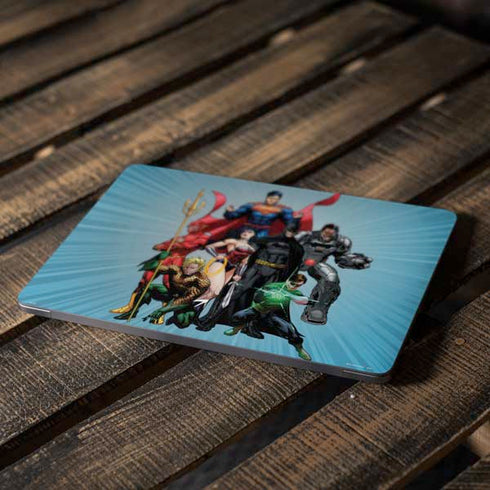Justice League Heroes Stance 1 Apple MacBook Air Skin