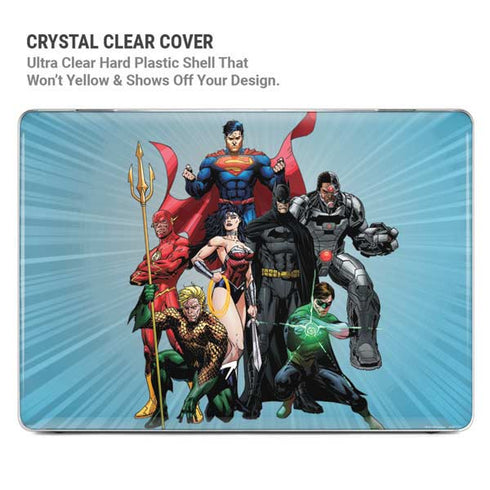 Justice League Heroes Stance 1 MacBook Pro 14in (2021-24) Case plus Skin