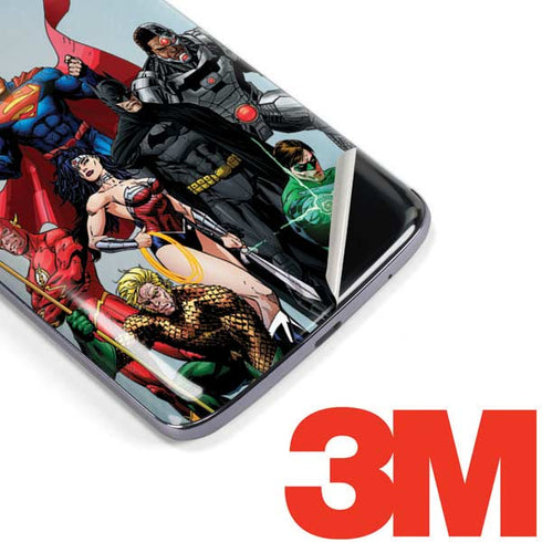 Justice League Heroes Stance 1 Moto E5 Plus Skin