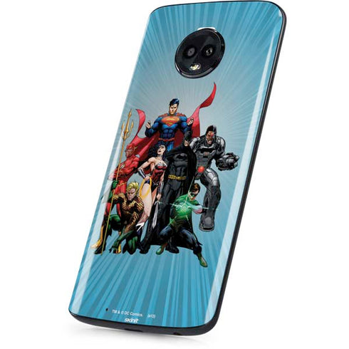 Justice League Heroes Stance 1 Moto G6 Skin
