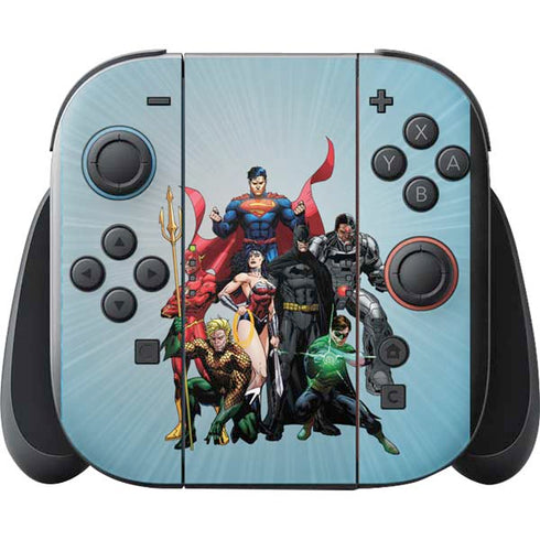 Justice League Heroes Stance 1 Nintendo Switch 2 (2025) with Joy-Con Skin