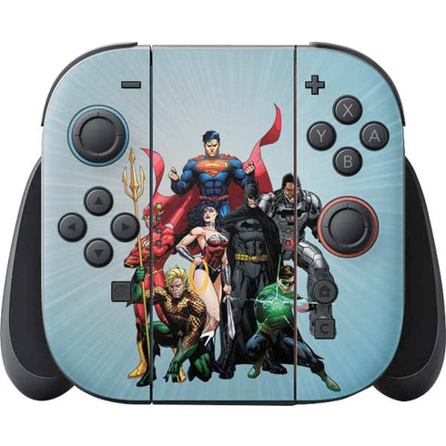 Justice League Heroes Stance 1 Nintendo Switch 2 (2025) Joy-Con Controller Skin