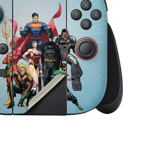 Justice League Heroes Stance 1 Nintendo Switch 2 (2025) Joy-Con Controller Skin