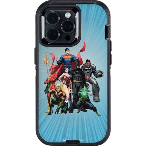 Justice League Heroes Stance 1 Otterbox Defender iPhone Skin