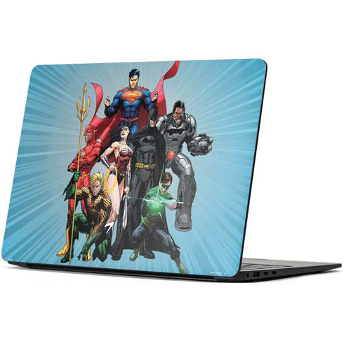 Justice League Heroes Stance 1 Surface Laptop 7 13.8in Skin