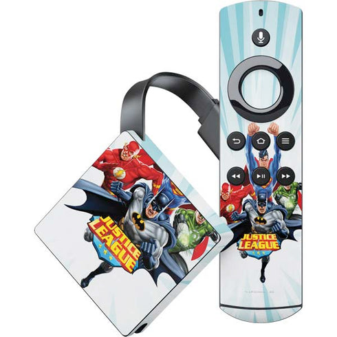 Justice League Team Power Up Amazon Fire TV Skin