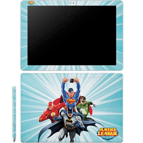 Justice League Team Power Up Galaxy Book 12in Skin