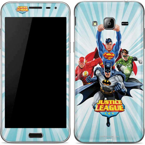 Justice League Team Power Up Galaxy J3 Skin
