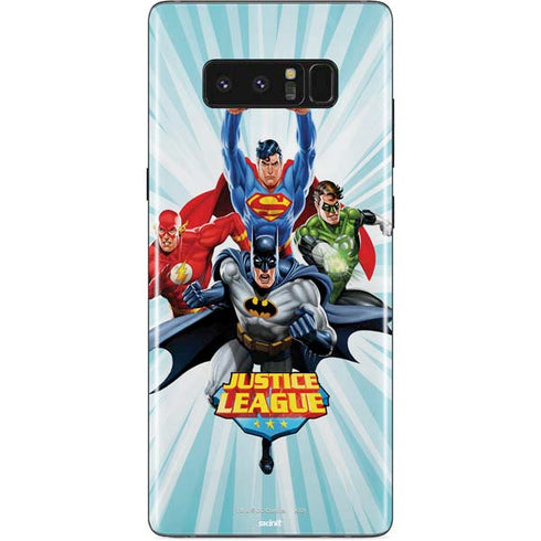 Justice League Team Power Up Galaxy Note 8 Skin