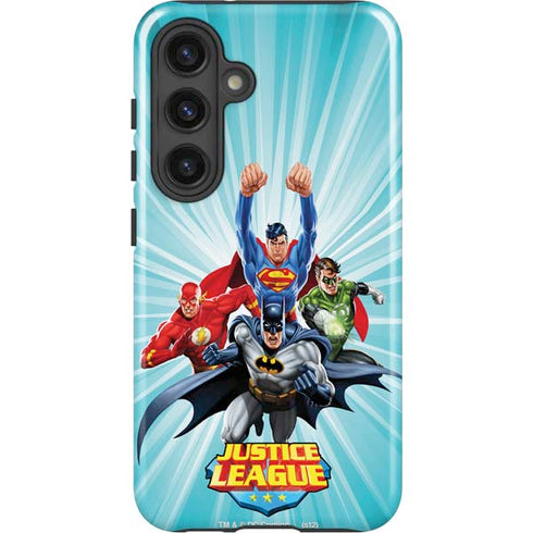 Justice League Team Power Up Galaxy S25 Impact Case