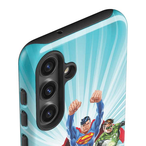 Justice League Team Power Up Galaxy S25 Impact Case