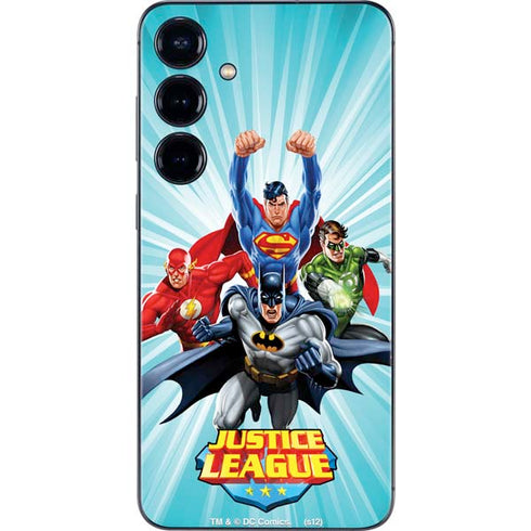 Justice League Team Power Up Galaxy S25 Plus Skin