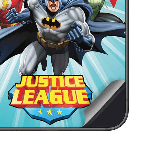 Justice League Team Power Up Galaxy S25 Plus Skin