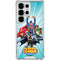Justice League Team Power Up Galaxy S25 Ultra Clear Case