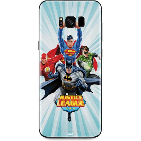 Justice League Team Power Up Galaxy S8 Plus Skin