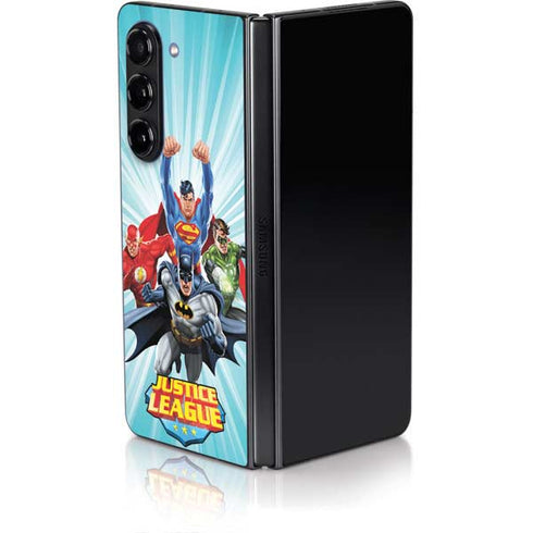 Justice League Team Power Up Galaxy Z Fold5 5G Skin
