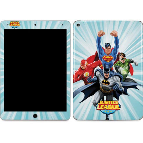 Justice League Team Power Up iPad Skins
