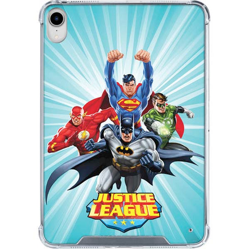 Justice League Team Power Up iPad 11th Gen (2025) Clear Case