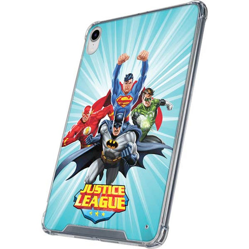 Justice League Team Power Up iPad 11th Gen (2025) Clear Case