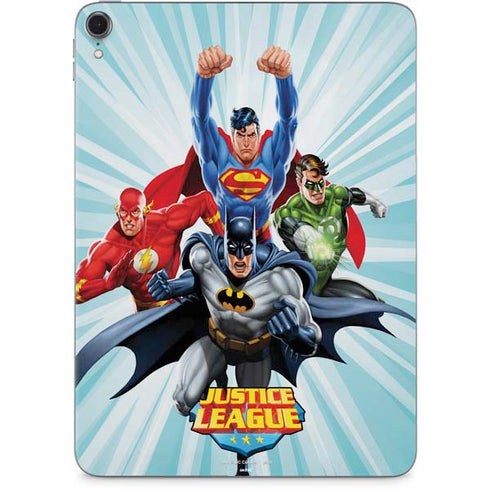 Justice League Team Power Up Apple iPad Pro Skin