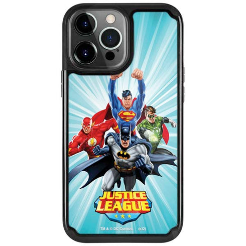 Justice League Team Power Up iPhone Cases