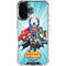 Justice League Team Power Up iPhone 16 Plus Clear Case