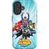Justice League Team Power Up iPhone 16 Plus Impact Case