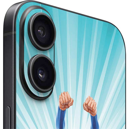 Justice League Team Power Up iPhone 16 Plus Skin