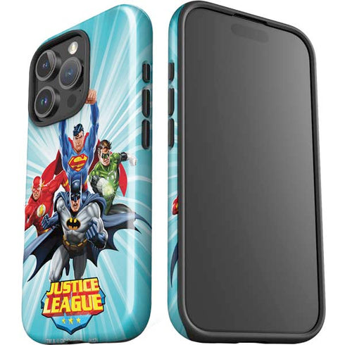 Justice League Team Power Up iPhone 16 Pro Impact Case