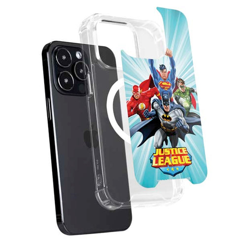 Justice League Team Power Up iPhone 16 Pro MagSafe Case
