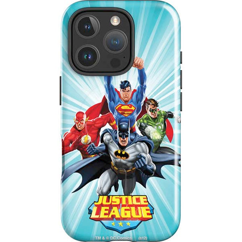 Justice League Team Power Up iPhone 16 Pro Max Magsafe Impact Case